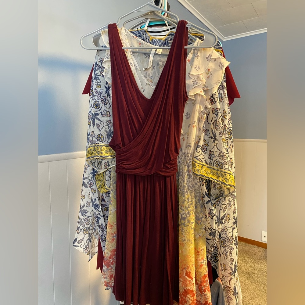 Maroon Dress